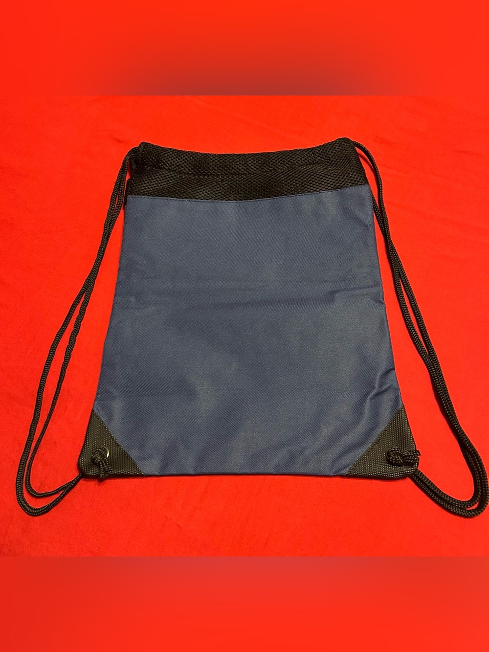 Estée Lauder Navy Drawstring Backpack - Picture 2 of 2